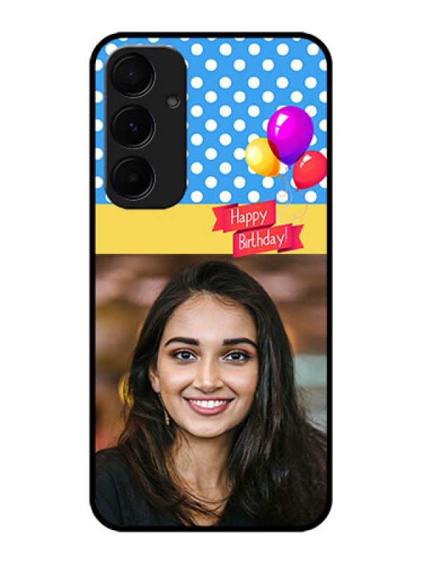 Custom Galaxy A55 5G Custom Metal Phone CaseHappy Birthday Design