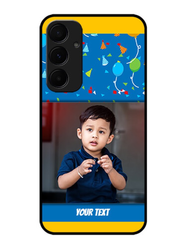 Custom Galaxy A55 5G Custom Metal Phone CaseBirthday Wishes Design