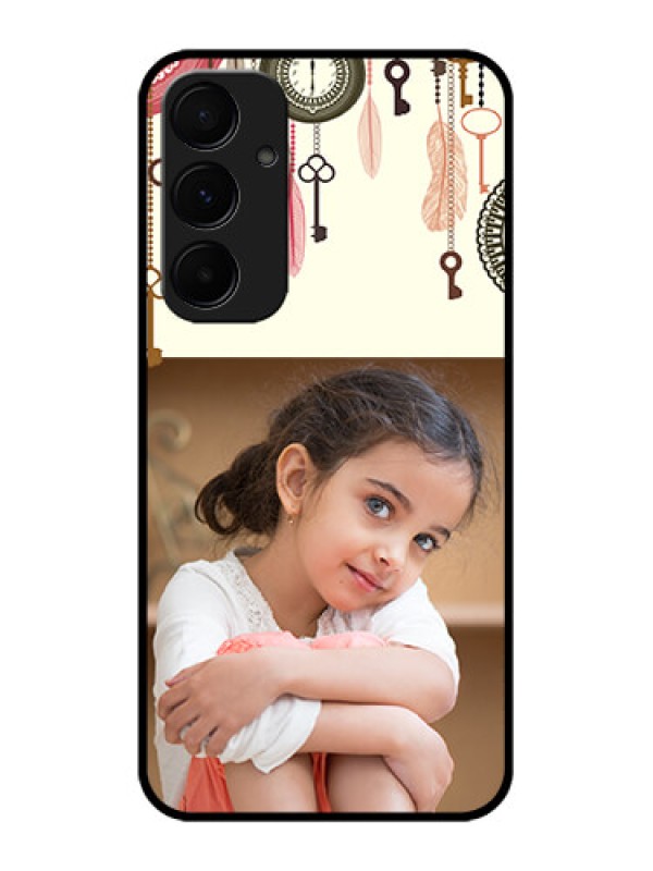 Custom Galaxy A55 5G Custom Metal Phone CaseBoho Style Design