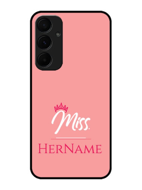 Custom Galaxy A55 5G Custom Metal Phone CaseMrs With Name Design