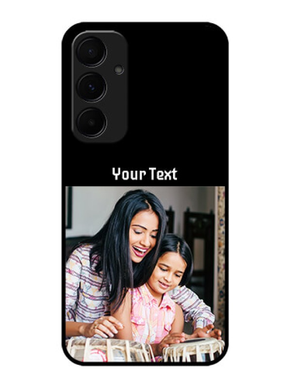 Custom Galaxy A55 5G Custom Metal Phone CasePhoto With Name Design