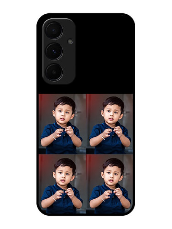 Custom Galaxy A55 5G Custom Metal Phone Case4 Image Holder Design