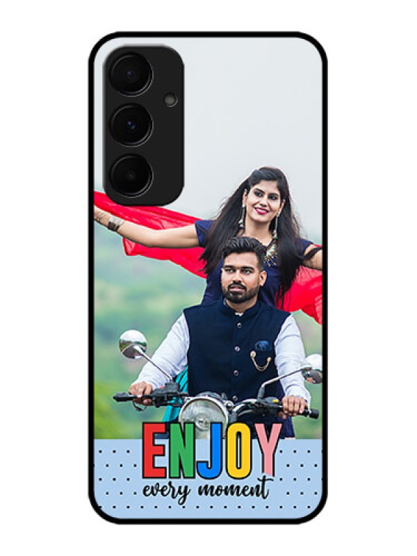 Custom Galaxy A55 5G Custom Metal Phone CaseEnjoy Every Moment Design