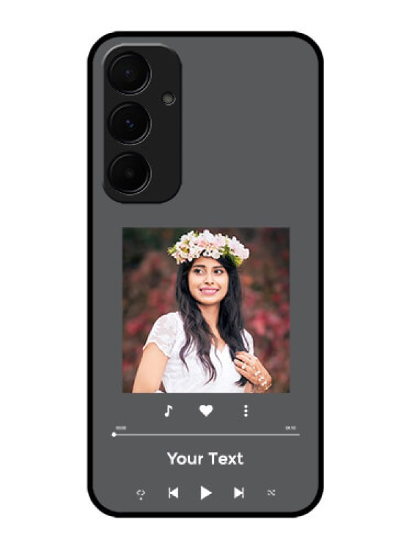 Custom Galaxy A55 5G Custom Metal Phone CasePlay The Music Design