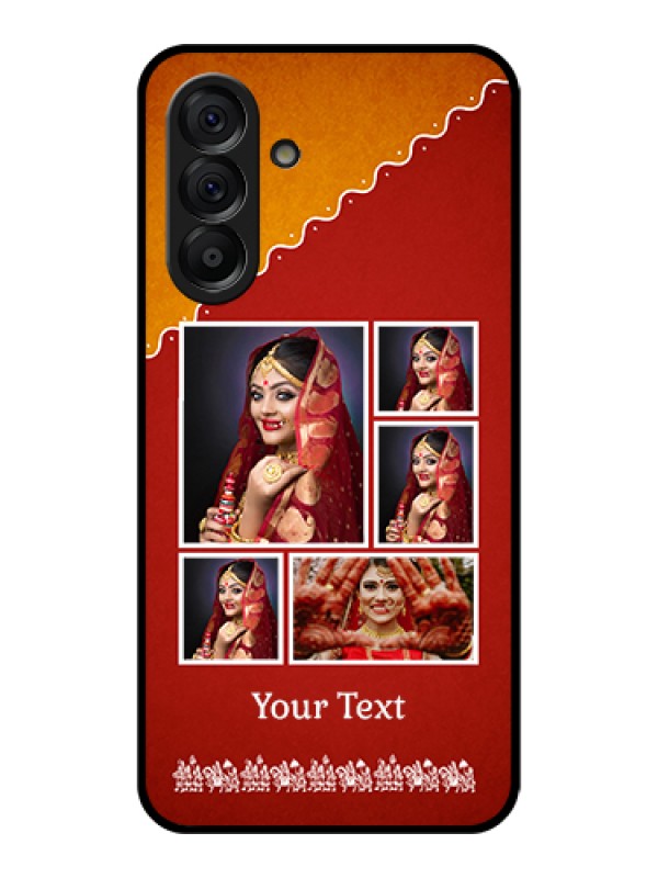 Custom Galaxy A56 5G Custom Metal Phone Case - Wedding Pic Upload Design
