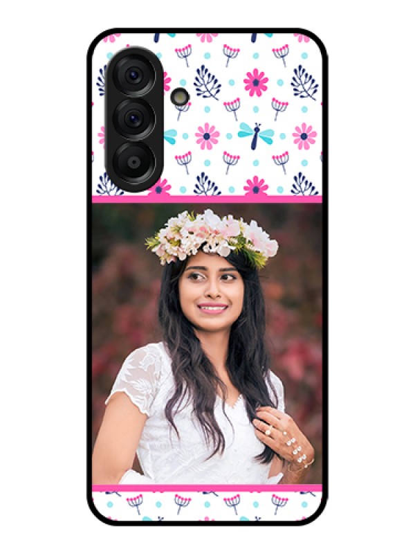 Custom Galaxy A56 5G Custom Metal Phone Case - Colorful Flower Design