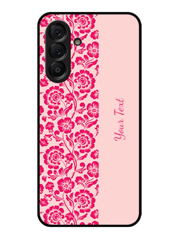Custom Galaxy A56 5G Custom Metal Phone Case - Love Floral Design