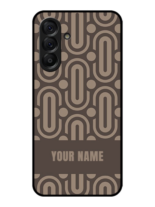 Custom Galaxy A56 5G Custom Metal Phone Case - Yellow Abstract Design