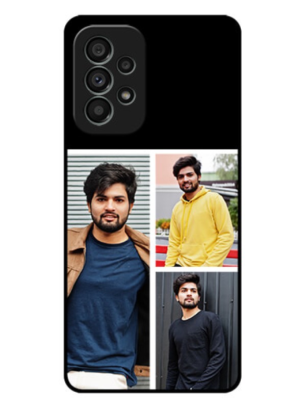 Custom Galaxy A73 5G Custom Metal Phone Case - Upload Multiple Picture Design