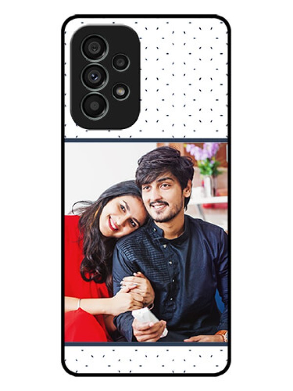 Custom Galaxy A73 5G Custom Metal Phone Case - Premium Dot Design