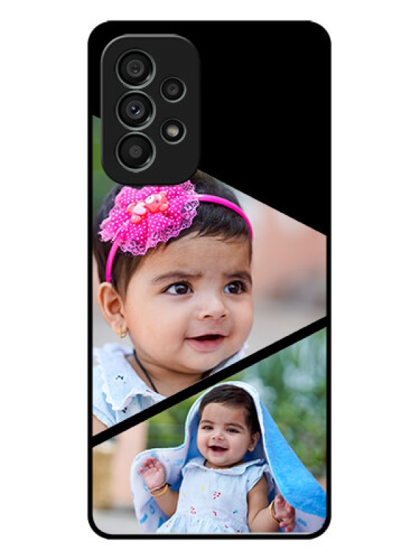 Custom Galaxy A73 5G Custom Metal Phone Case - Semi Cut Design