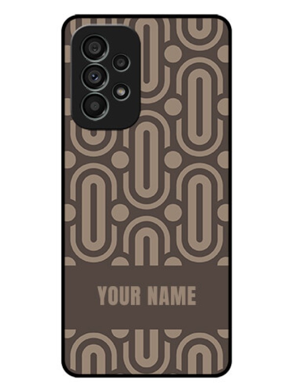 Custom Galaxy A73 5G Custom Metal Phone Case - Captivating Zero Pattern Design