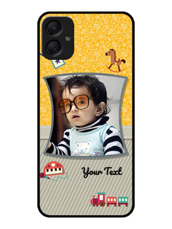 Custom Galaxy F05 Custom Metal Phone Case - Baby Picture Upload Design