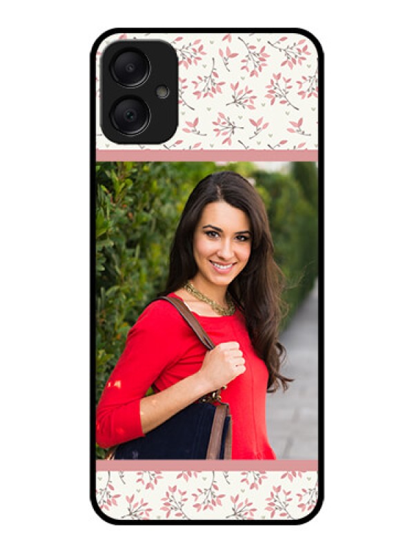 Custom Galaxy F05 Custom Metal Phone Case - Stunning Floral Design