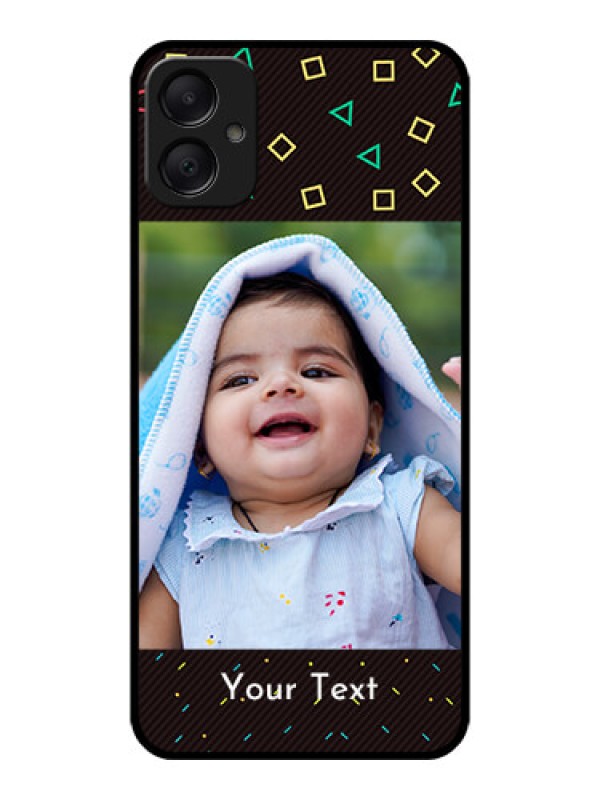 Custom Galaxy F05 Custom Metal Phone Case - With Confetti Birthday Design