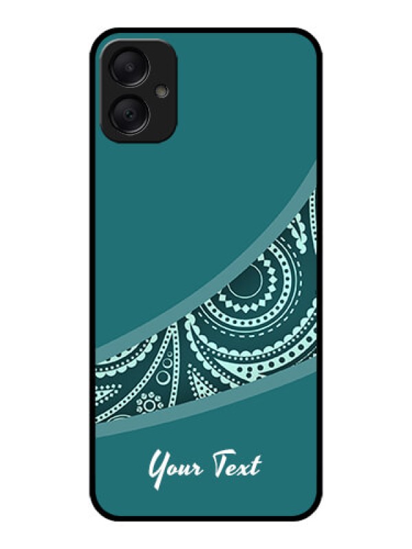 Custom Galaxy F05 Custom Metal Phone Case - Semi Visible Floral Design