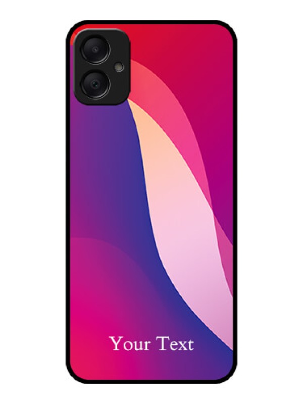 Custom Galaxy F05 Custom Metal Phone Case - Digital Abstract Overlap Design