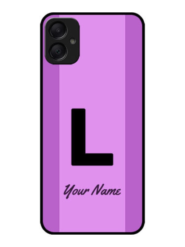 Custom Galaxy F05 Custom Metal Phone Case - Tricolor Custom Text Design