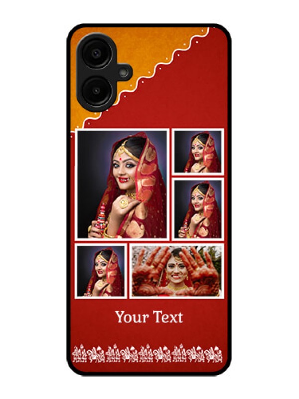 Custom Samsung Galaxy F06 Custom Metal Phone Case - Wedding Pic Upload Design