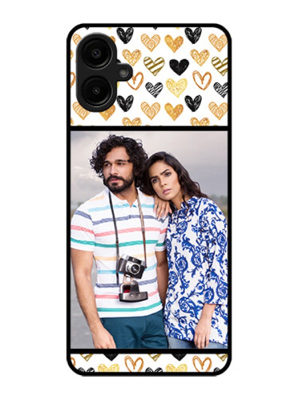 Custom Samsung Galaxy F06 Custom Metal Phone Case - Love Symbol Design