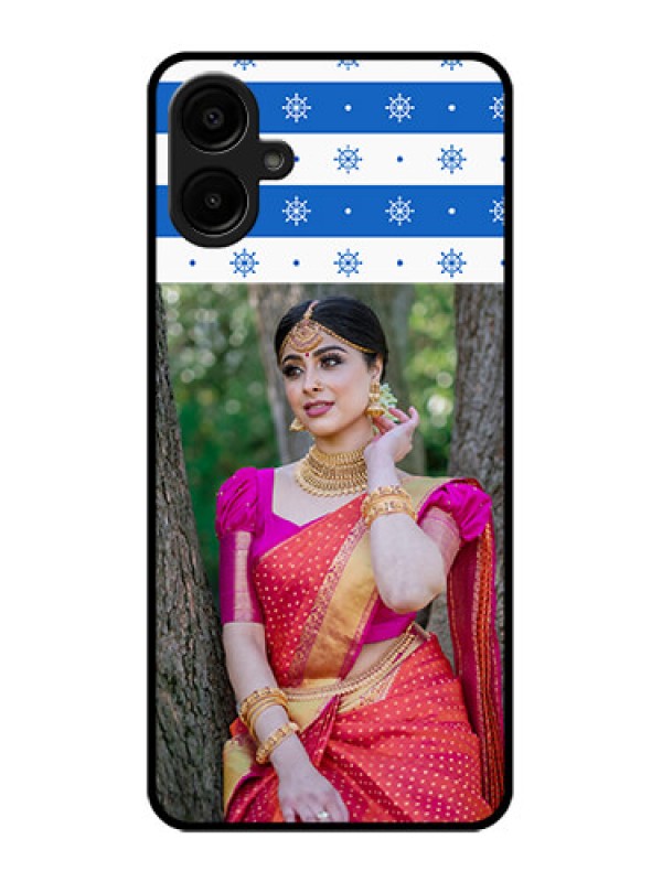Custom Samsung Galaxy F06 Custom Metal Phone Case - Snow Pattern Design