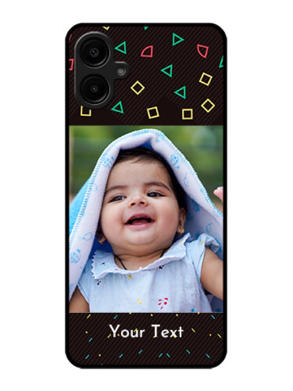 Custom Samsung Galaxy F06 Custom Metal Phone Case - With Confetti Birthday Design