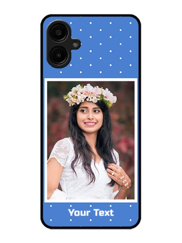 Custom Samsung Galaxy F06 Custom Metal Phone Case - Polka Dots Design