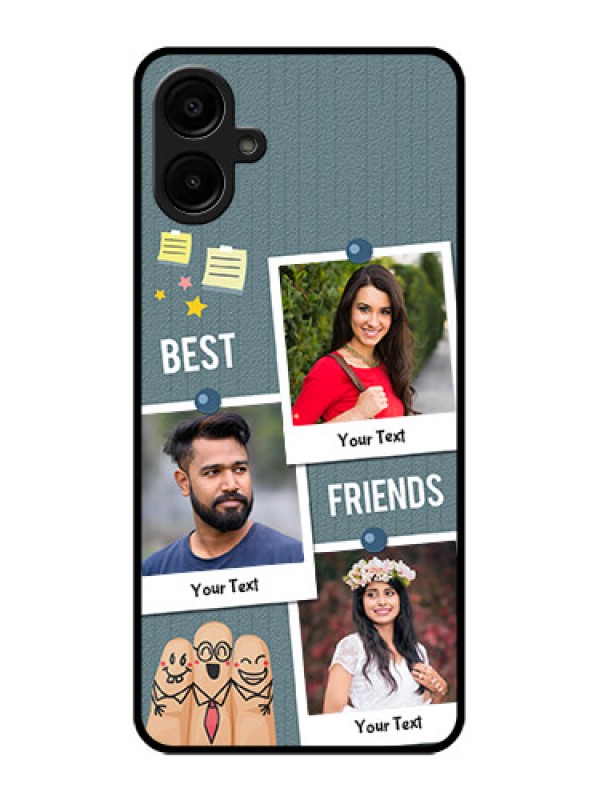 Custom Samsung Galaxy F06 Custom Metal Phone Case - Sticky Frames And Friendship Design
