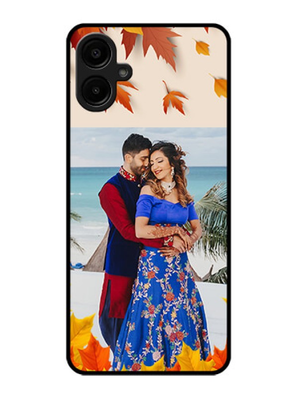 Custom Samsung Galaxy F06 Custom Metal Phone Case - Autumn Maple Leaves Design