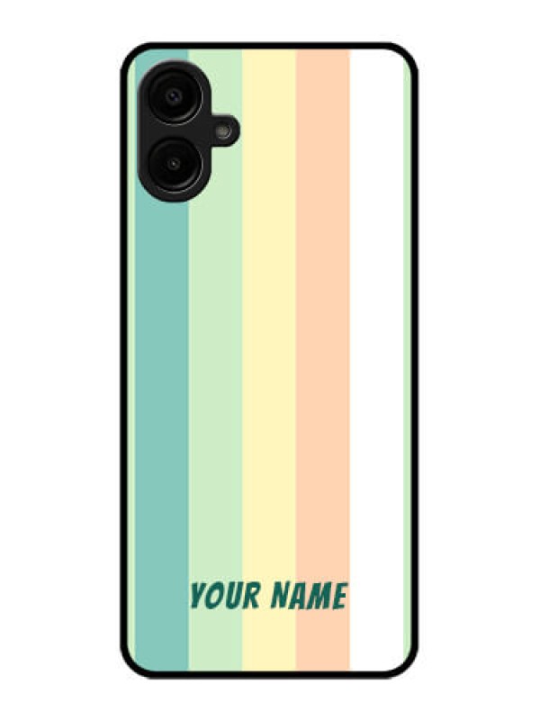Custom Samsung Galaxy F06 Custom Metal Phone Case - Multi - Colour Stripes Design