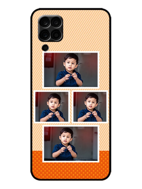 Custom Galaxy F12 Custom Metal Phone Case - Bulk Photos Upload Design