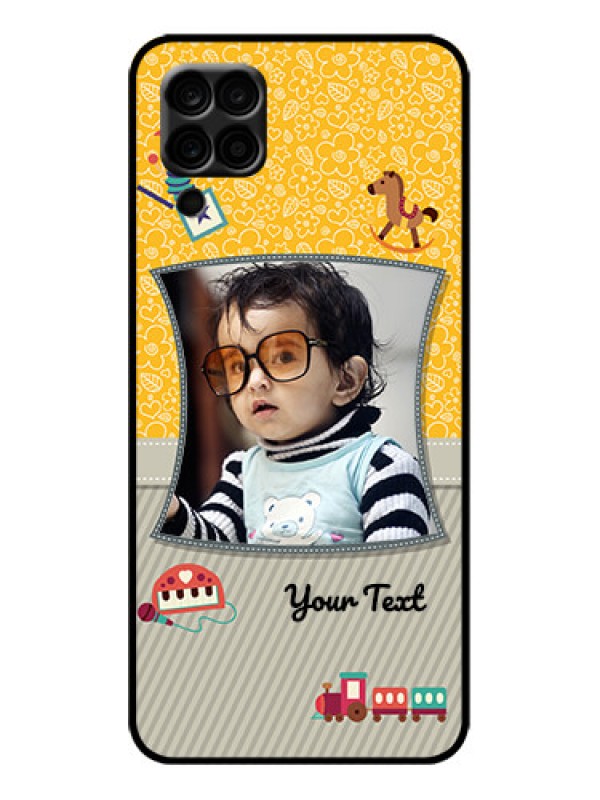Custom Galaxy F12 Custom Metal Phone Case - Baby Picture Upload Design