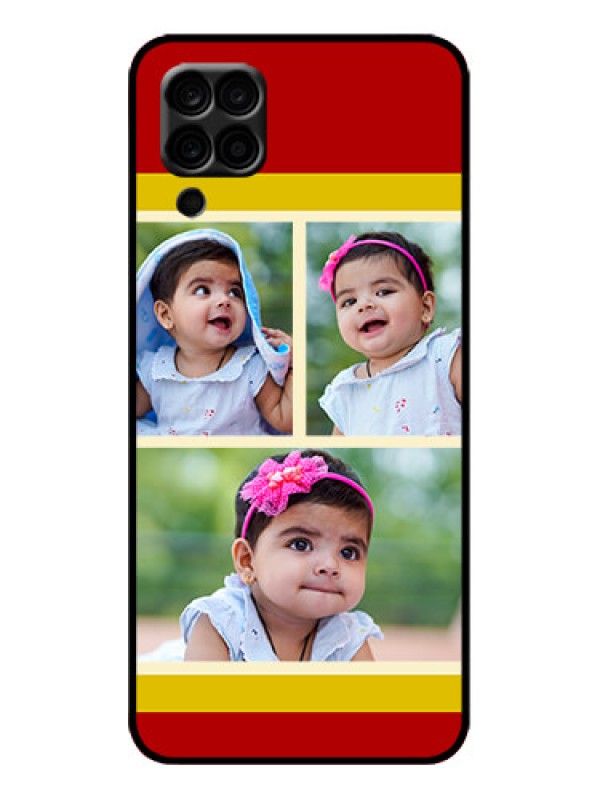 Custom Galaxy F12 Custom Metal Phone Case - Multiple Pic Upload Design