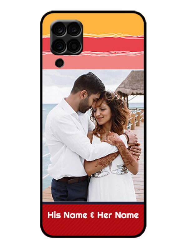 Custom Galaxy F12 Custom Metal Phone Case - Colorful Case Design