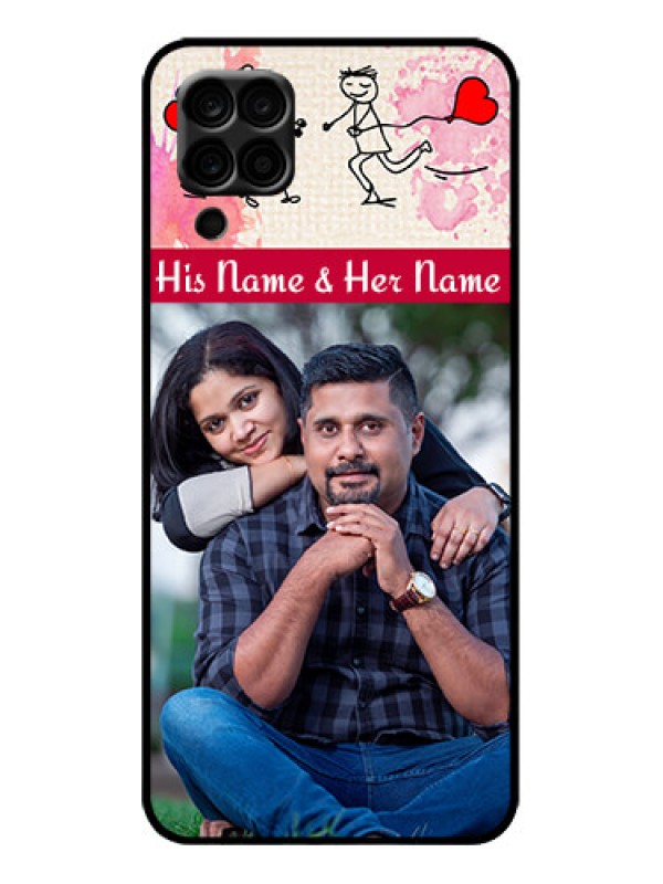 Custom Galaxy F12 Custom Metal Phone Case - You And Me Case Design