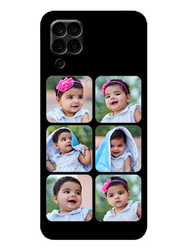 Custom Galaxy F12 Custom Metal Phone Case - Multiple Pictures Design