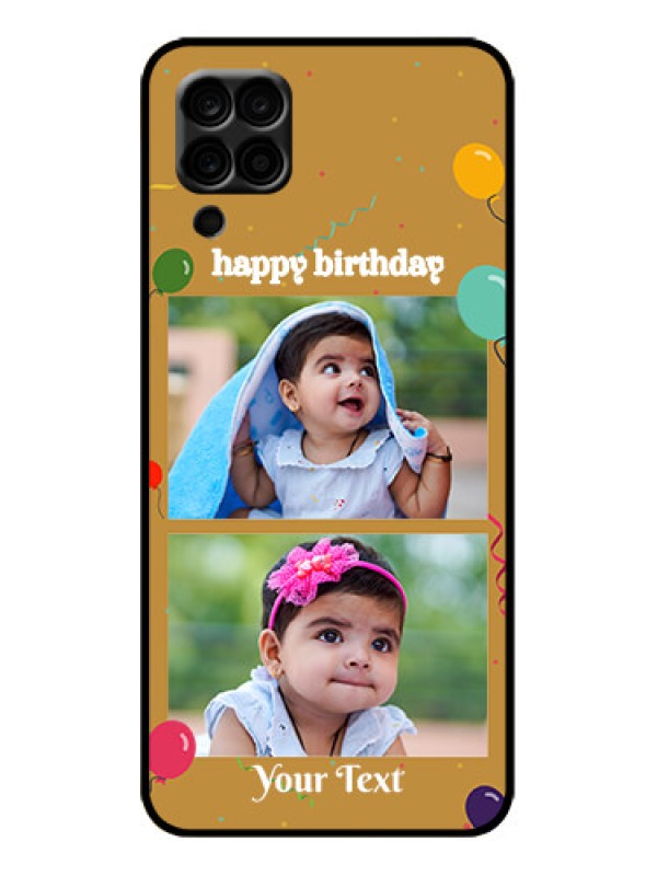 Custom Galaxy F12 Custom Metal Phone Case - Image Holder With Birthday Celebrations Design