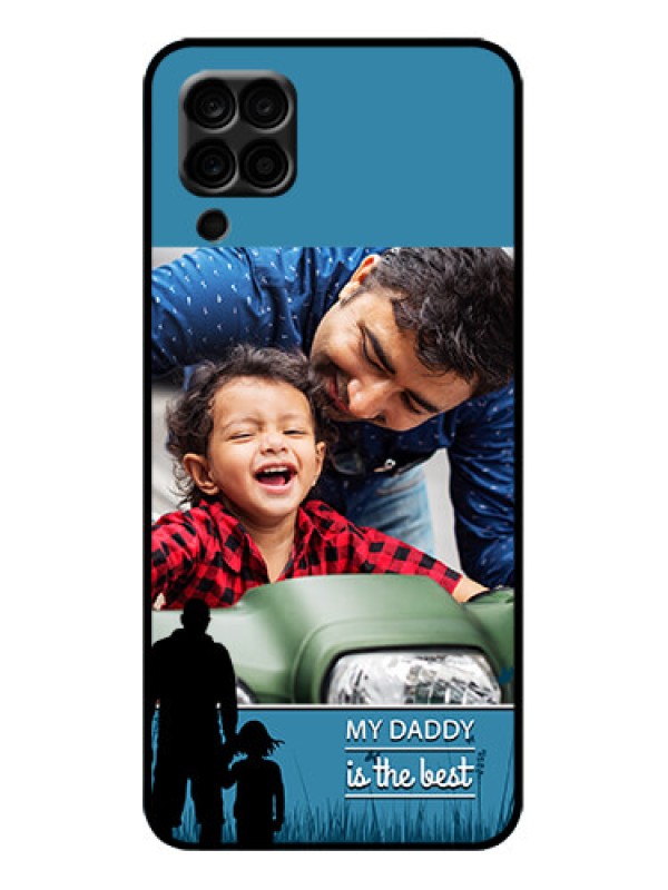 Custom Galaxy F12 Custom Metal Phone Case - Best Dad Design