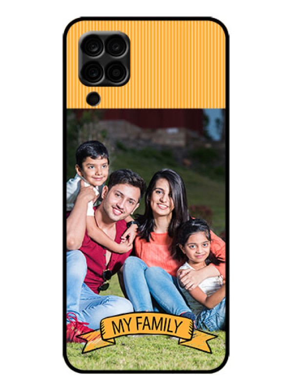 Custom Galaxy F12 Custom Metal Phone Case - My Family Design