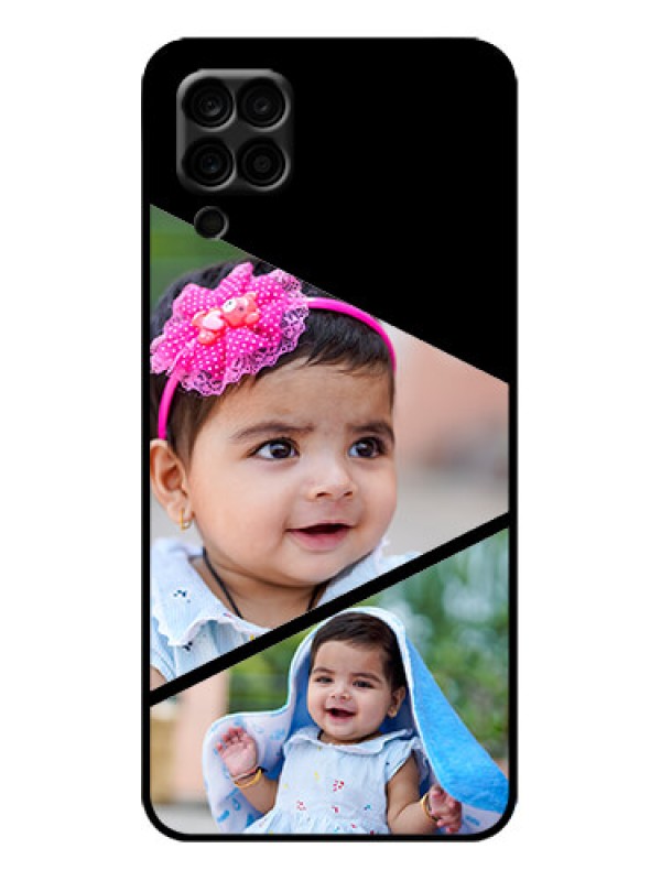 Custom Galaxy F12 Custom Metal Phone Case - Semi Cut Design