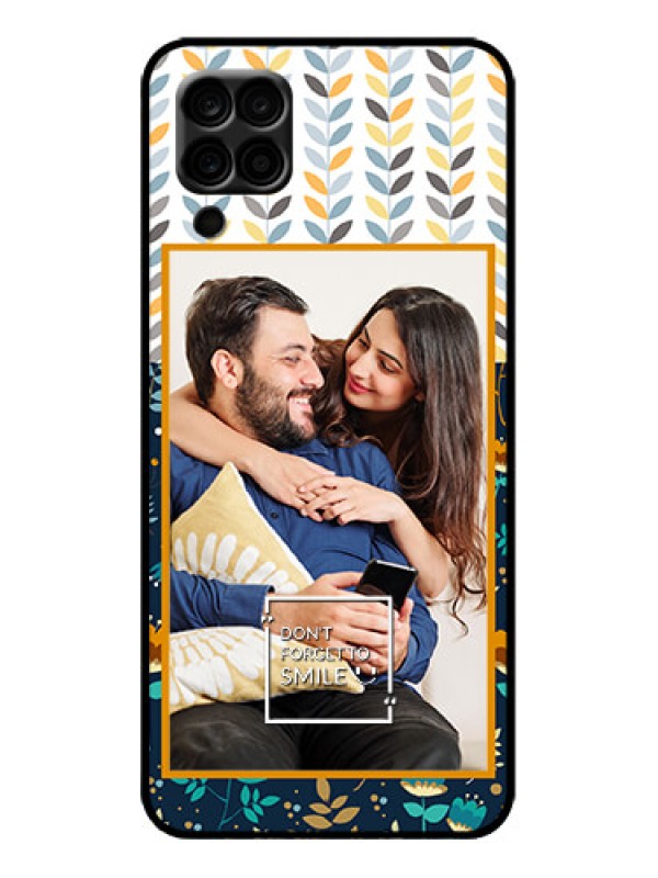 Custom Galaxy F12 Custom Metal Phone Case - Pattern Design