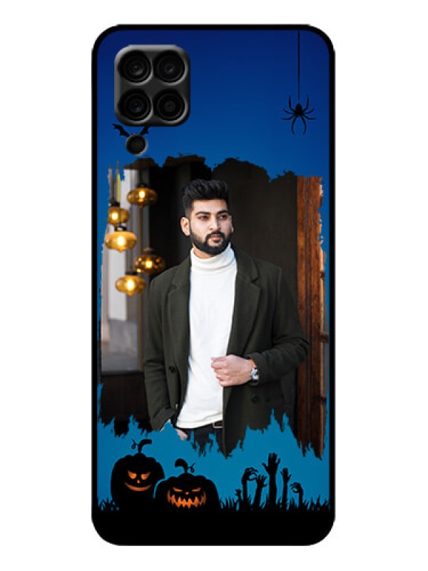 Custom Galaxy F12 Custom Metal Phone Case - With Pro Halloween Design