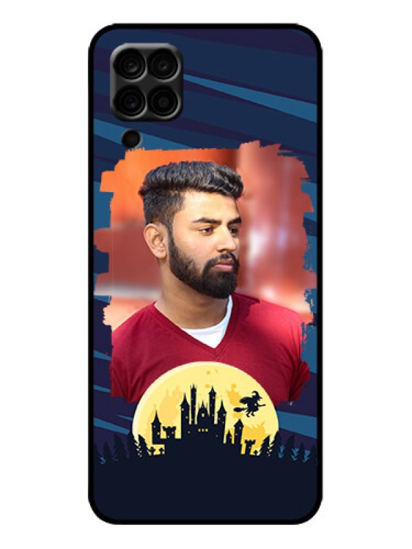 Custom Galaxy F12 Custom Metal Phone Case - Halloween Witch Design