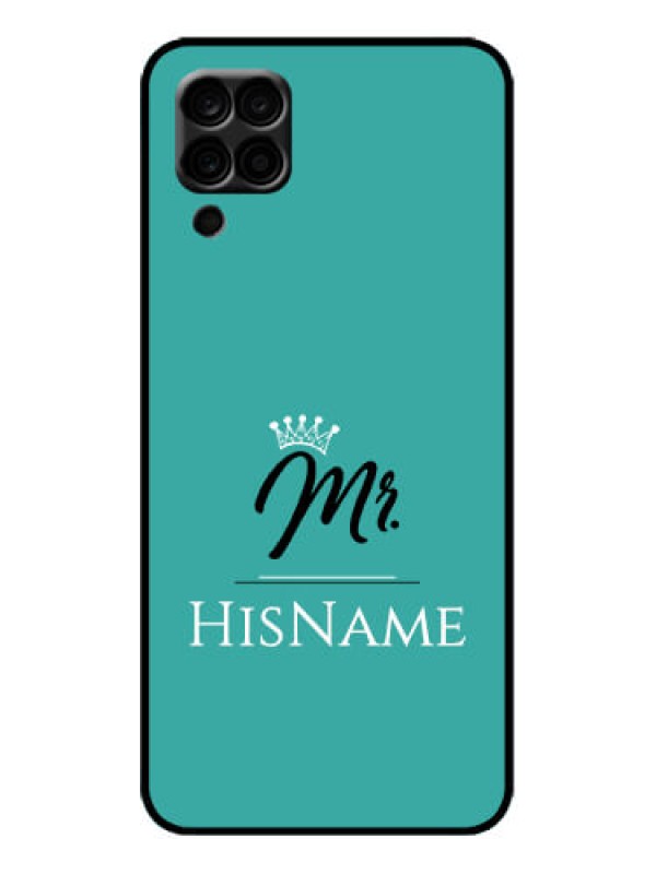 Custom Galaxy F12 Custom Metal Phone Case - Mr With Name Design