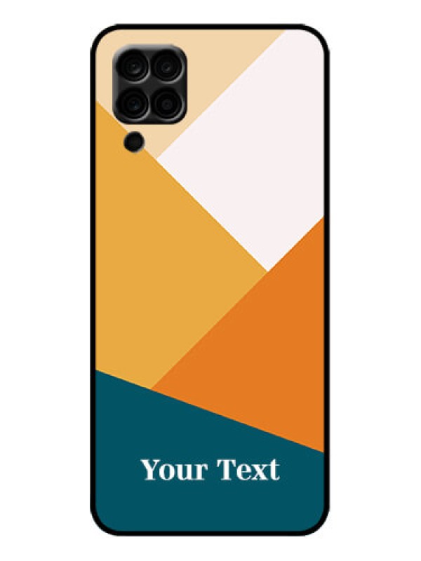 Custom Galaxy F12 Custom Metal Phone Case - Stacked Multi - Colour Design