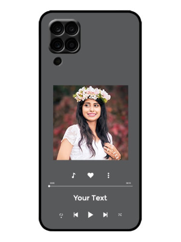 Custom Galaxy F12 Custom Metal Phone Case - Play The Music Design