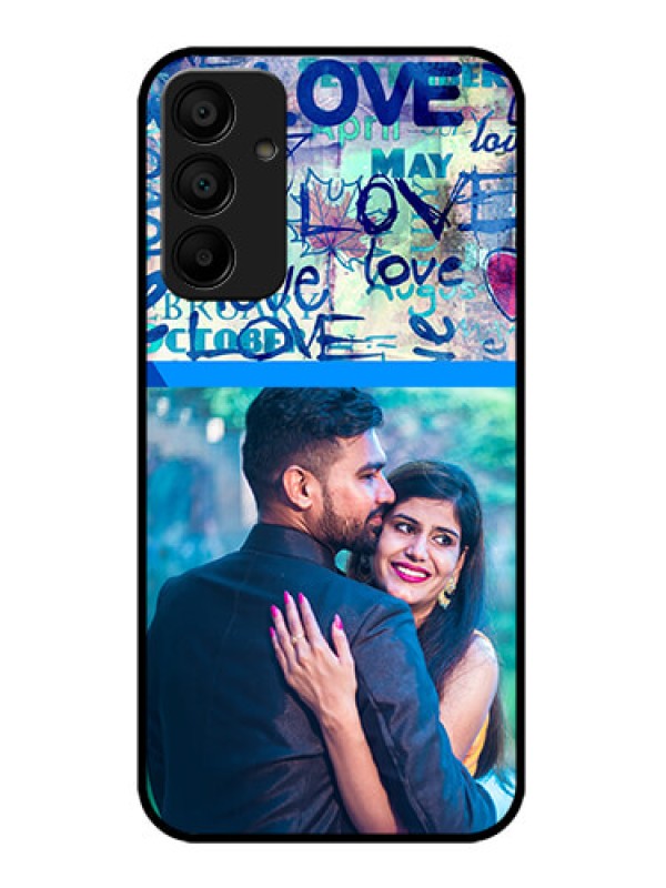 Custom Galaxy F15 5G Custom Metal Phone Case - Colorful Love Design