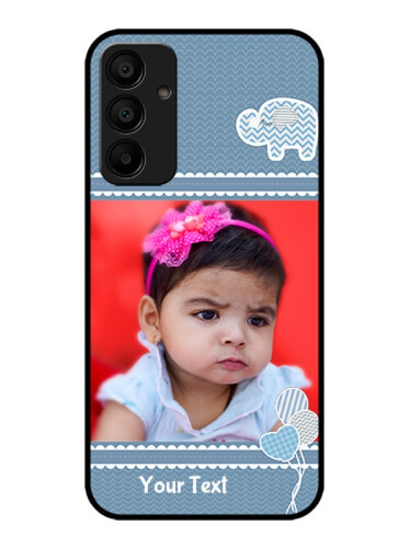 Custom Galaxy F15 5G Custom Metal Phone Case - With Kids Pattern Design