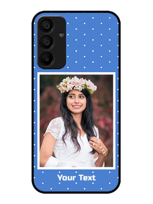 Custom Galaxy F15 5G Custom Metal Phone Case - Polka Dots Design