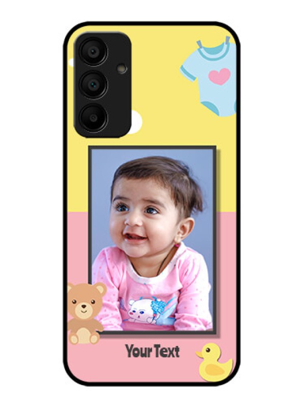 Custom Galaxy F15 5G Custom Metal Phone Case - Kids 2 Color Design